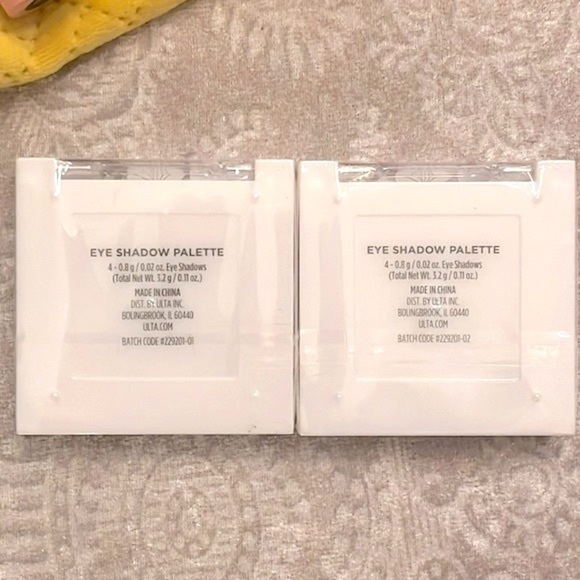 Brand New Ulta Beauty Makeup Bag w/ Eyeshadow Palettes Lip Primer Brush Blender - Picture 11 of 14